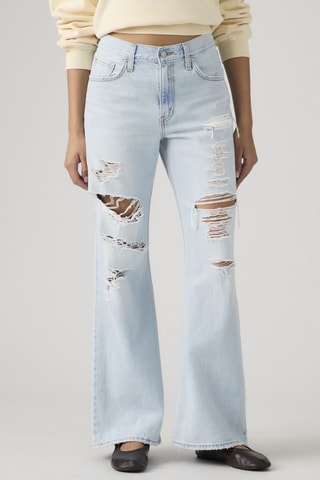 Jean Loose Boot - Bleu