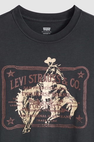 T-shirt Vintage Fit Graphic Americas Finest - Bleu