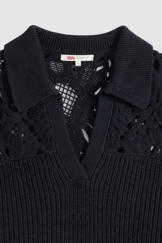 Pull Bianca Crochet - Noir