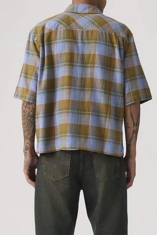 Chemise Boxy Western - Bleu