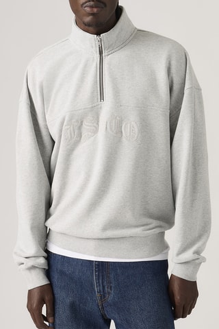 Sweat Boxy Quarter - Gris