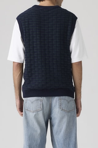 Pull sans manches Skyline Sweater Vest - Bleu