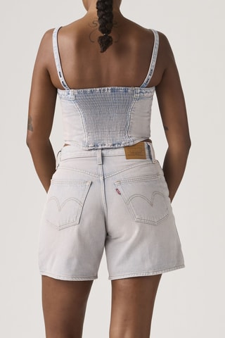 Top en jean Denim Tube - Rose