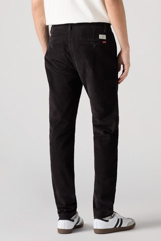 Chino en velours Slim Taper - Noir