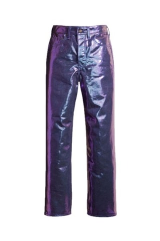 Jean Ribcage Straight Ankle - Violet