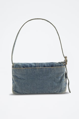 Sac porté épaule en jean Brannan - Bleu