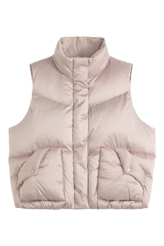 Doudoune sans manches Western Bubble - Rose