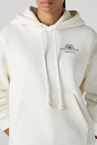 Sweat à capuche Graphic Salinas - Blanc