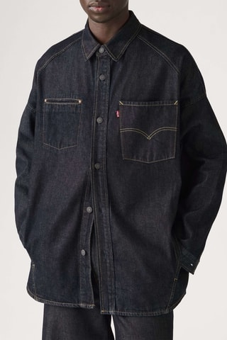Surchemise en jean Twist Shacket - Bleu