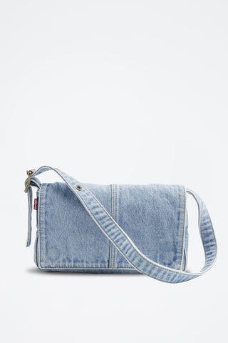 Sac porté épaule en jean Brannan - Bleu