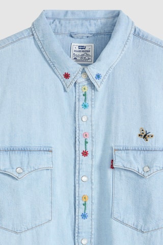 Chemise Relaxed Fit Western - Ciel