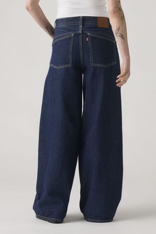 Jean super baggy barrel - Bleu