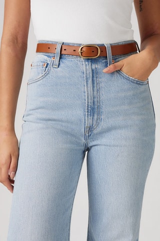 Ceinture en cuir Charlie - Marron