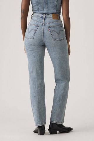 Jean Ribcage Full Lenght - Bleu