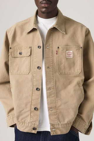 Veste en jean Sunrise Trucker Tiger'S Eye - Marron