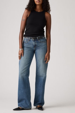 Jean Low Loose - Bleu
