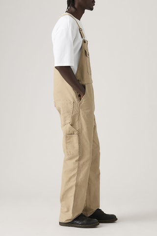 Salopette en jean loose Overalls - Marron