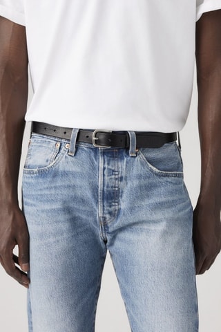 Ceinture en cuir New Narrow - Noir