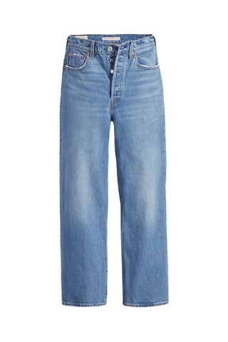 Jean Ribcage Straight Ankle - Bleu