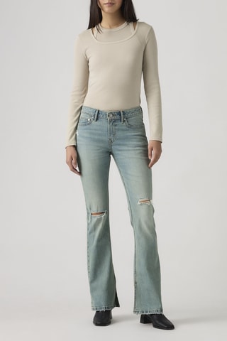 Jean Low slim boot - Bleu