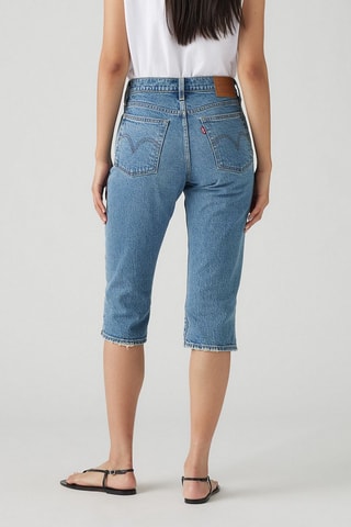 Jean Capri Wedgie - Bleu