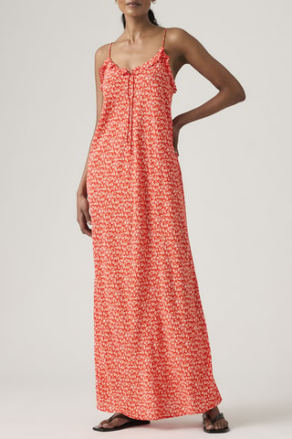 Robe longue Sarita - Rouge