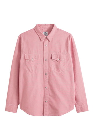 Chemise Relaxed Fit Western - Rose