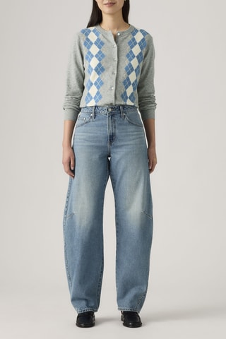 Jean Baggy Dad Barrel - Bleu