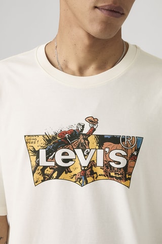 T-shirt relaxed Cowboy - Beige