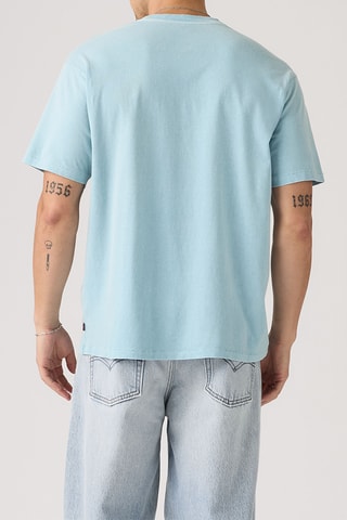 T-shirt Garment Dye - Bleu