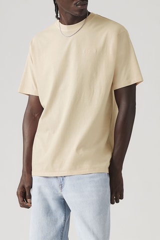 T-shirt Garment Dye - Écru