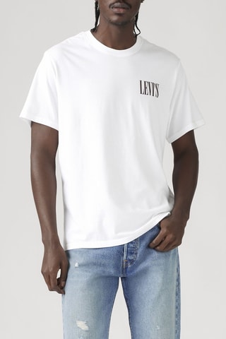 T-shirt relaxed - Blanc