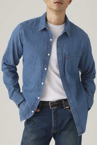 Surchemise en jean - Bleu