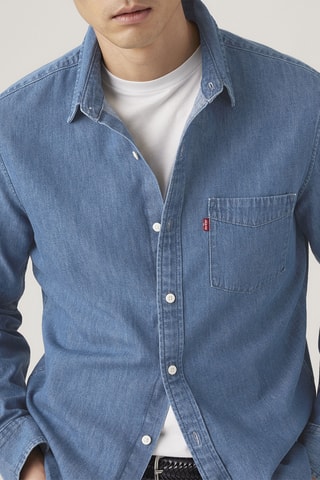 Surchemise en jean - Bleu