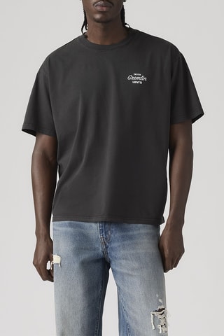 T-shirt boxy Coastal Creative - Noir