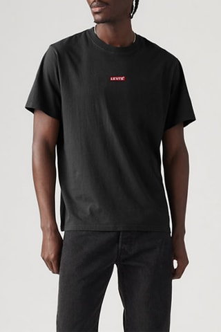 T-shirt relaxed Meteorite - Noir