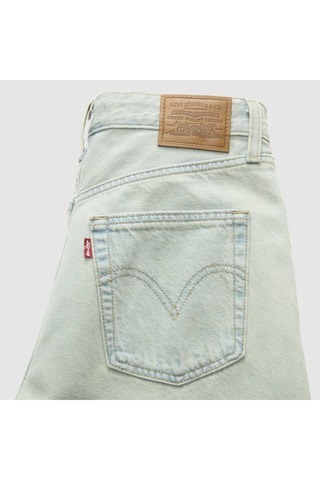 Jean wide legs taille haute Ribcage - Bleu clair
