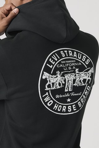 Sweat à capuche Graphic - Noir