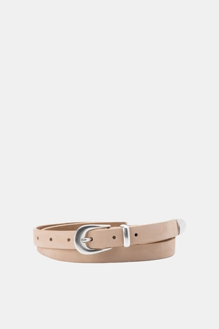 Ceinture en cuir Valérie - Rose