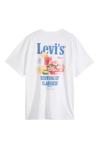 T-shirt relaxed Serving up - Blanc