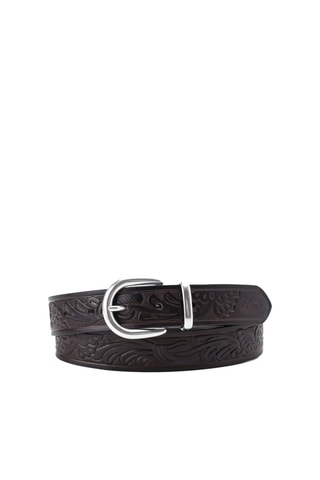 Ceinture en cuir Phoebe - Marron