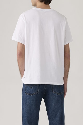 T-shirt relaxed Records 1 - Blanc