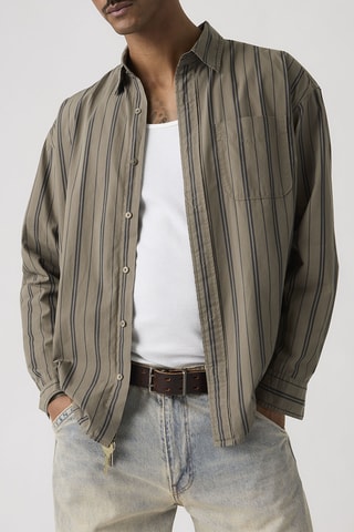 Chemise loose Cindy - Marron