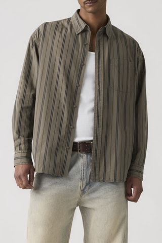 Chemise loose Cindy - Marron