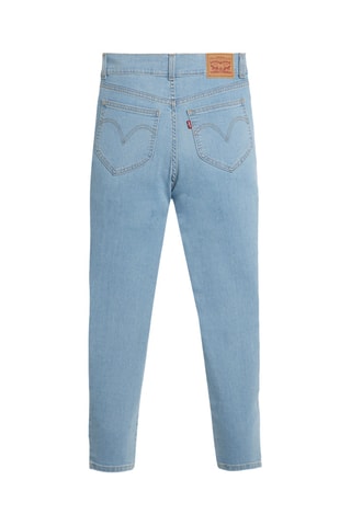 Jean skinny taille haute Retro - Bleu clair