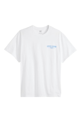 T-shirt relaxed Americana Living - Blanc