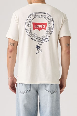 T-shirt relaxed Lasso Egret - Blanc