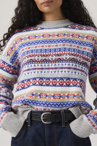 Pull en laine Inès - Multicolore