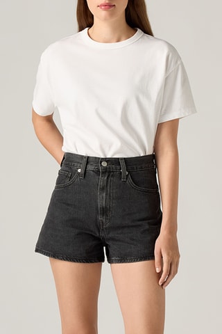 Short mom en jean Wonderful - Noir