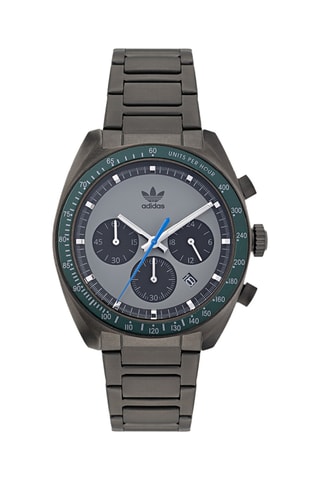 Stalen Quartz Horloge Edition One Chrono - Chronograaf - Zwart en Groen